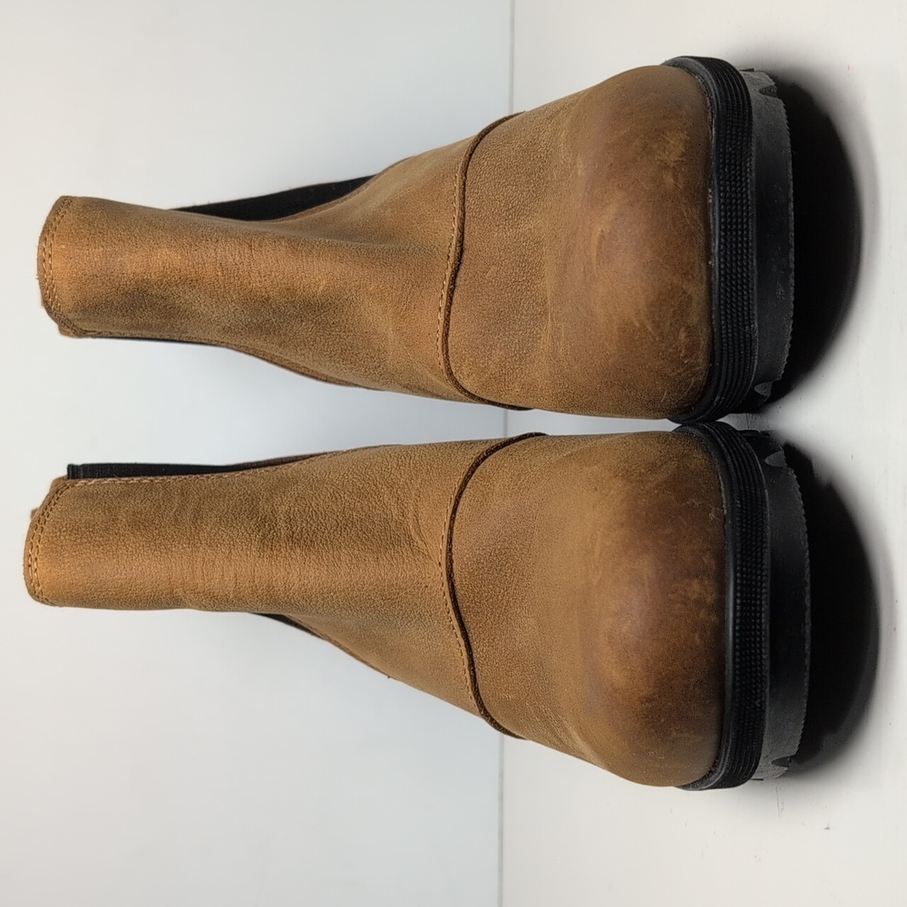 Sorel Joan of Arctic II hidden wedge brown ankle boot womans sz 9.5 EU 40.5 - Picture 3 of 15